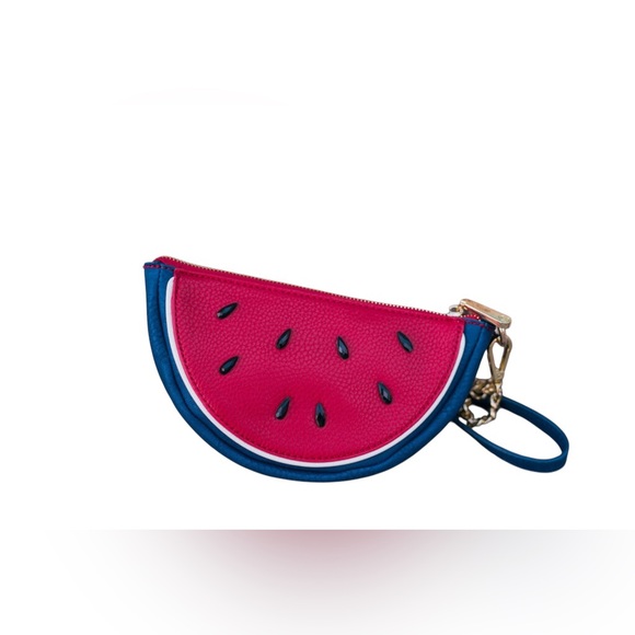 CHARMING CHARLIE Watermelon Wristlet Purse w Detachable Strap - Picture 2 of 5